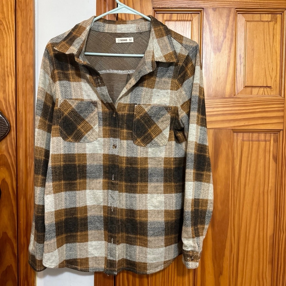 Plaid button up